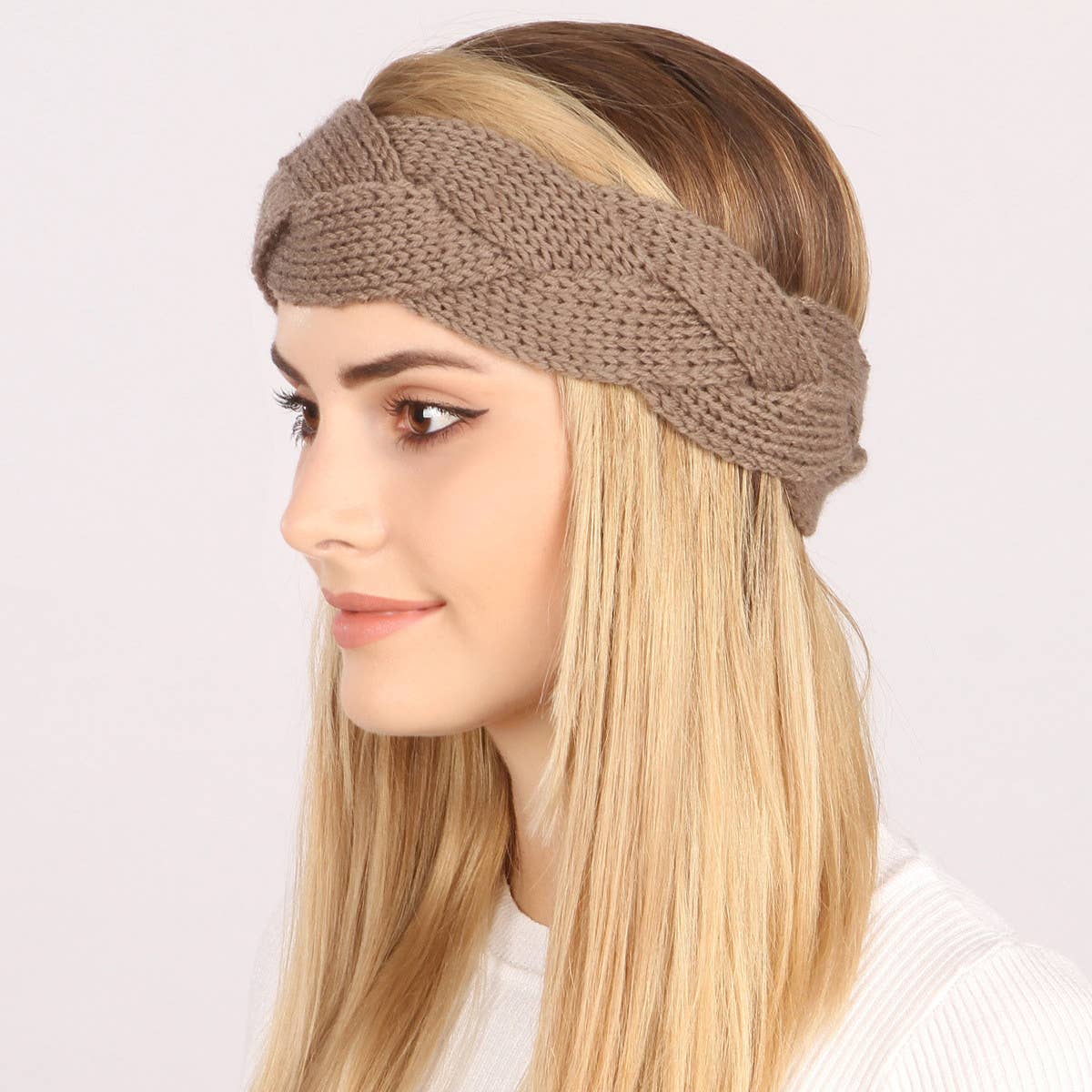 VINTAGE BRAID KNITTED HEADBAND