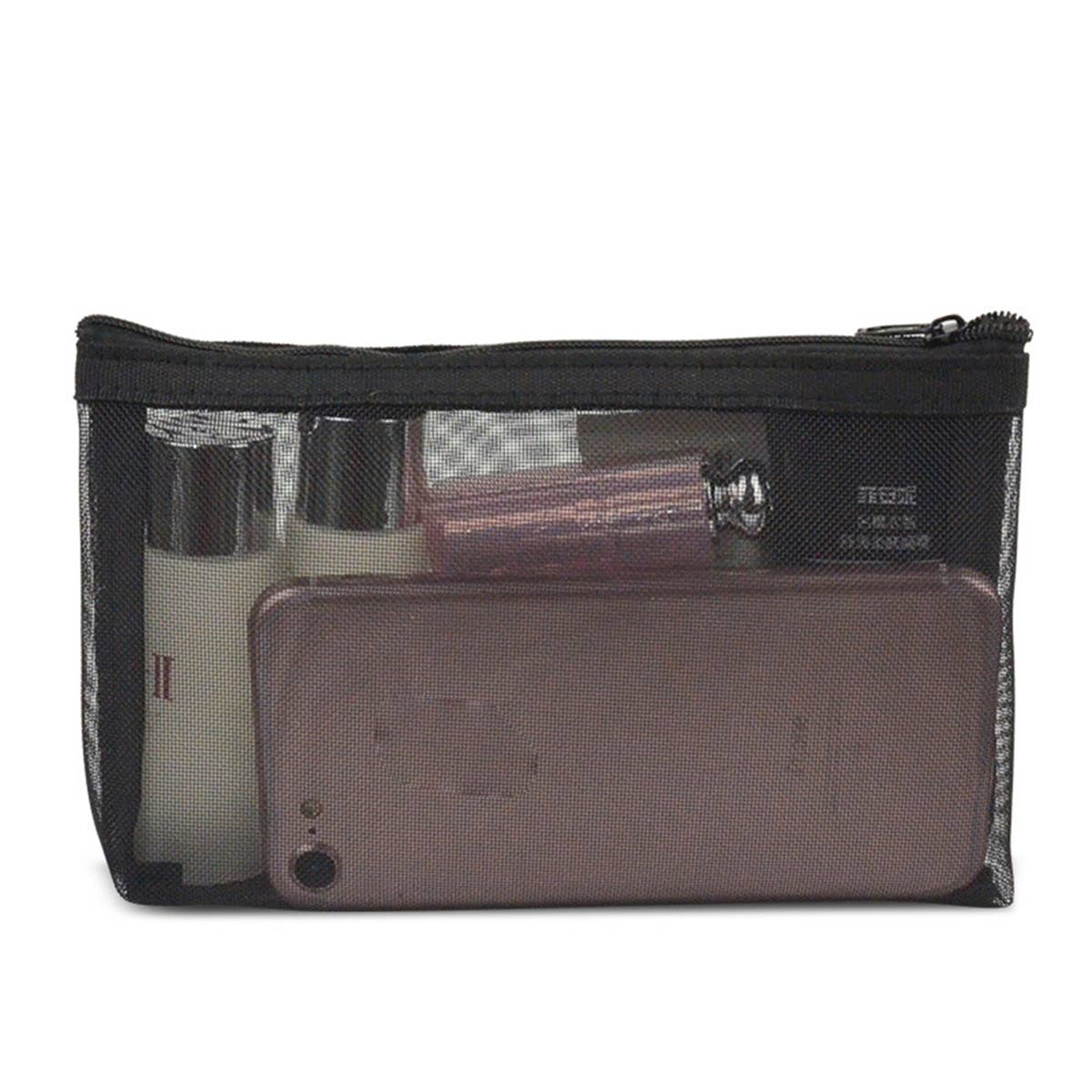 FASHION PORTABLE TRANSPARENT GAUZE COSMETIC BAG_CWAB1091