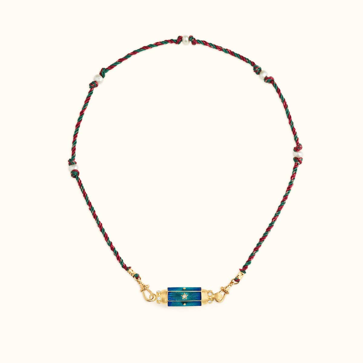 BOHEMIAN COLORFUL TAROT PENDANT NECKLACE_CWMM3794