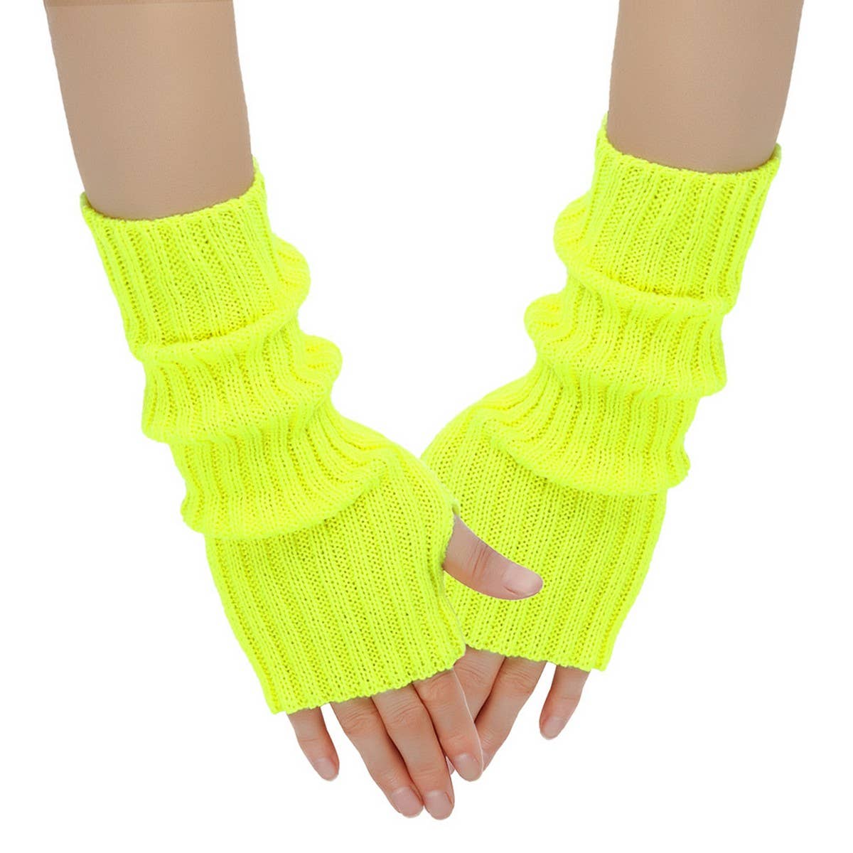 CWMM10077_KNIT FINGERLESS ARM WARMERS WOMEN
