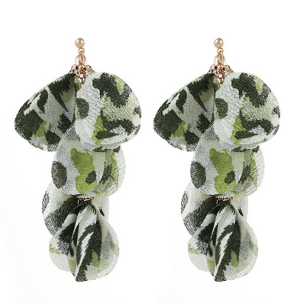 Handmade Leopard Tassel Earrings ? Bold Long Drops