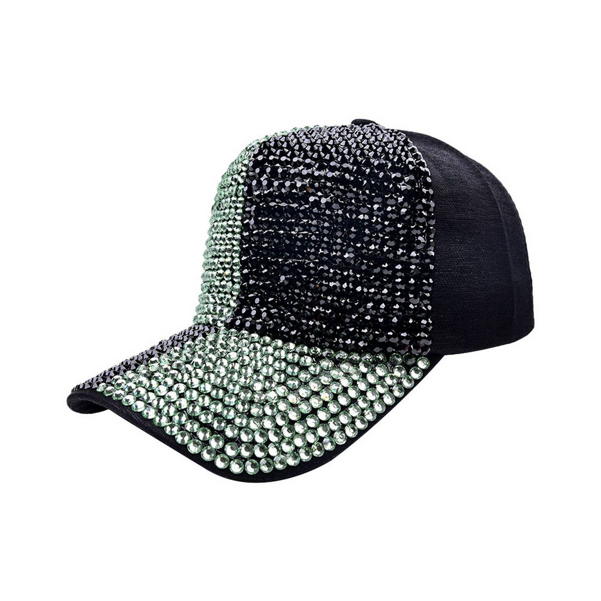 Summer Bling Baseball Cap - Stylish Rhinestone Hat CWAH1236