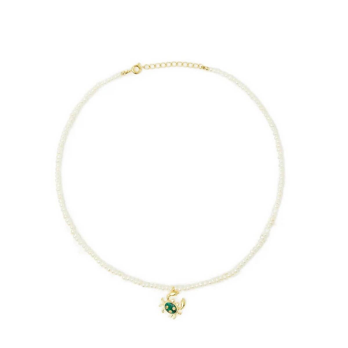 Cactus Pearl Beaded Choker ??Sweet Luxe Necklace_CWAJE4613