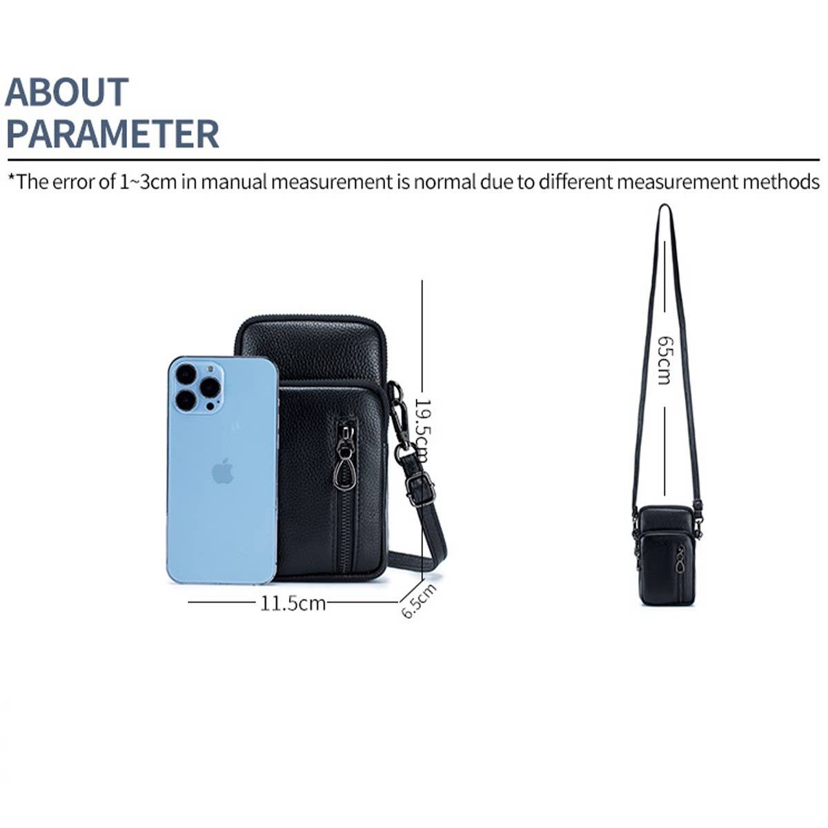 Stylish Leather Multi-Zip Handbag_CUAB00371