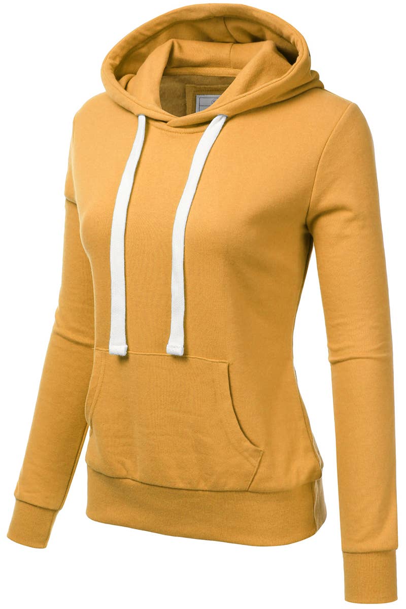 AWOHOL193_Basic Lightweight Pullover Hoodie