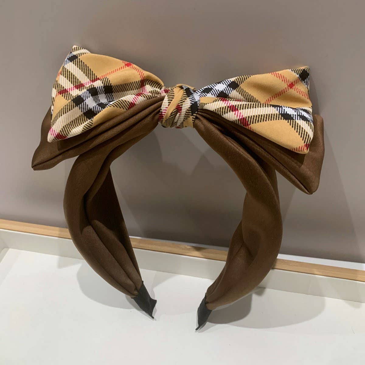 2024 NEW CONTRAST COLOR BOW HEADBAND_CWAHA2567