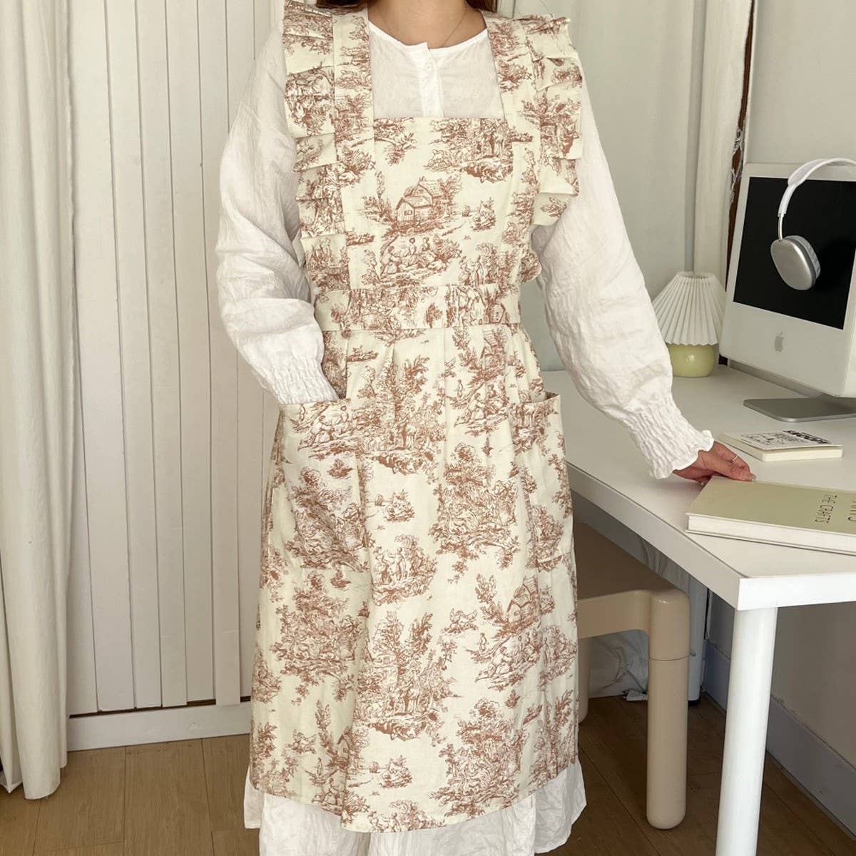 ANTI-FOULING AND WATERPROOF PRINTED LOTUS LEAFAPRON_CWMM5814