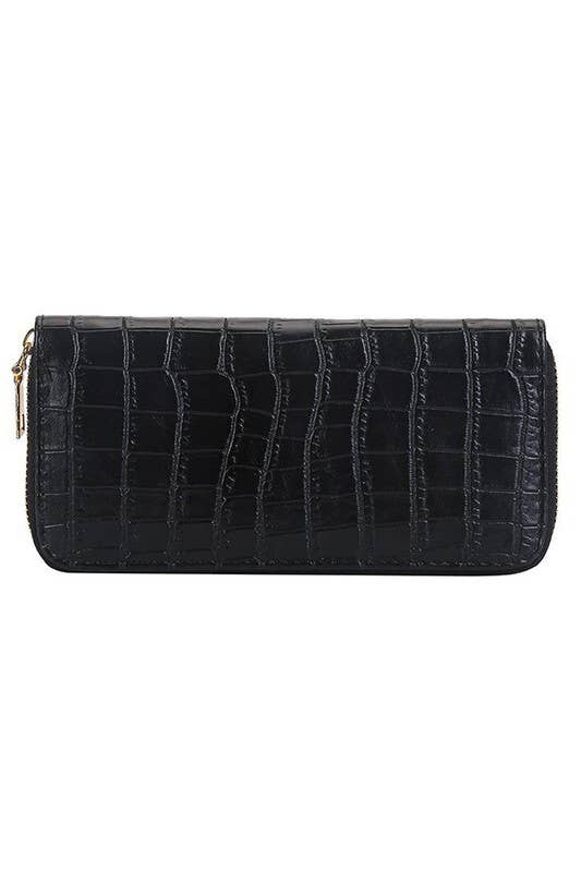 STONE PATTERN DOUBLE LAYER WALLET_CUAB0061
