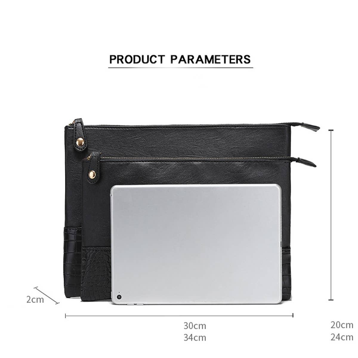 CROCODILE PATTERN HANDBAG SHOULDER BAG_CWAB1467