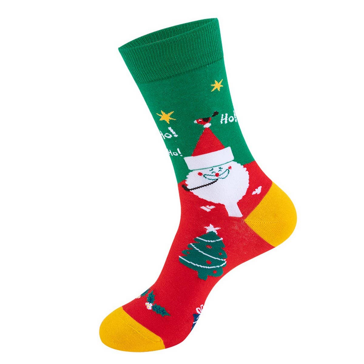 CWMS0826_Christmas Cartoon Snowman Socks