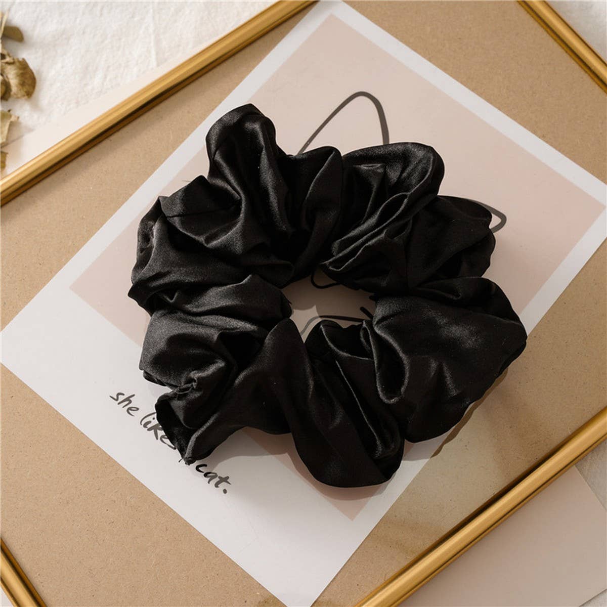 LARGE SATIN HAIRBAND CLOTH RING HAIR ACCESSORIES_CWAHA4166