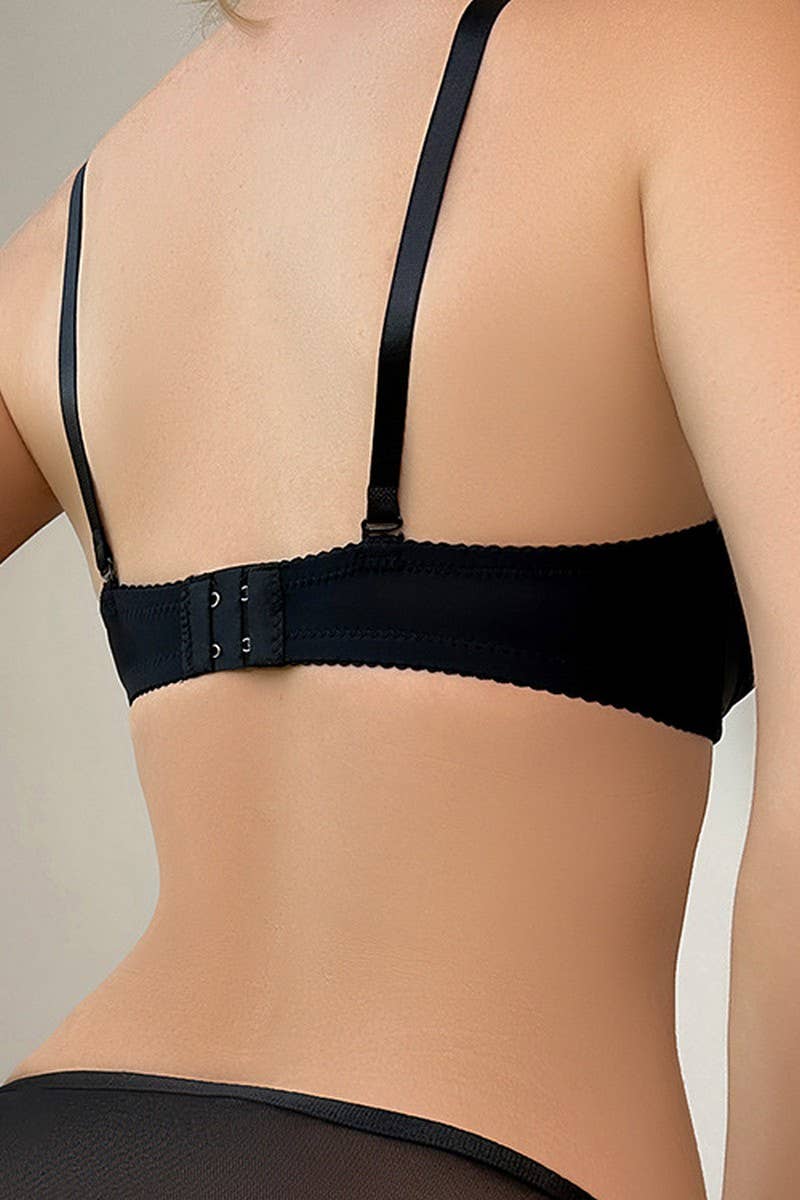 CWMU00266_EMBROIDERED BUTTERFLY UNDERWIRE BRA & PANTY SET