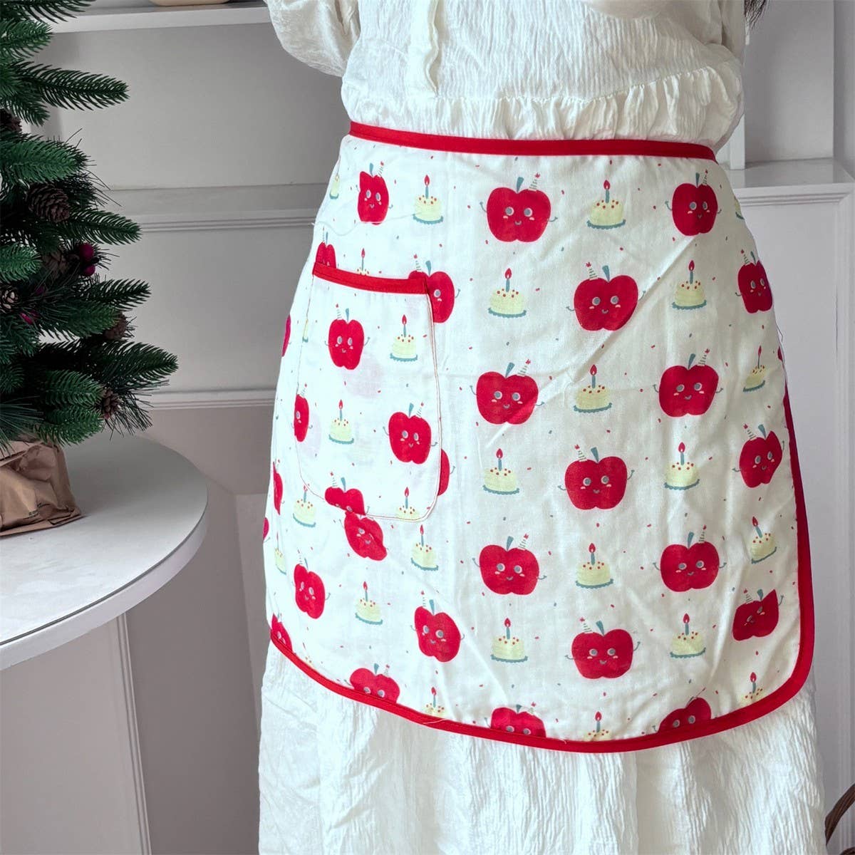 APPLE HALF BODY WATERPROOF AND OIL PROOF APRON_CWMM5831