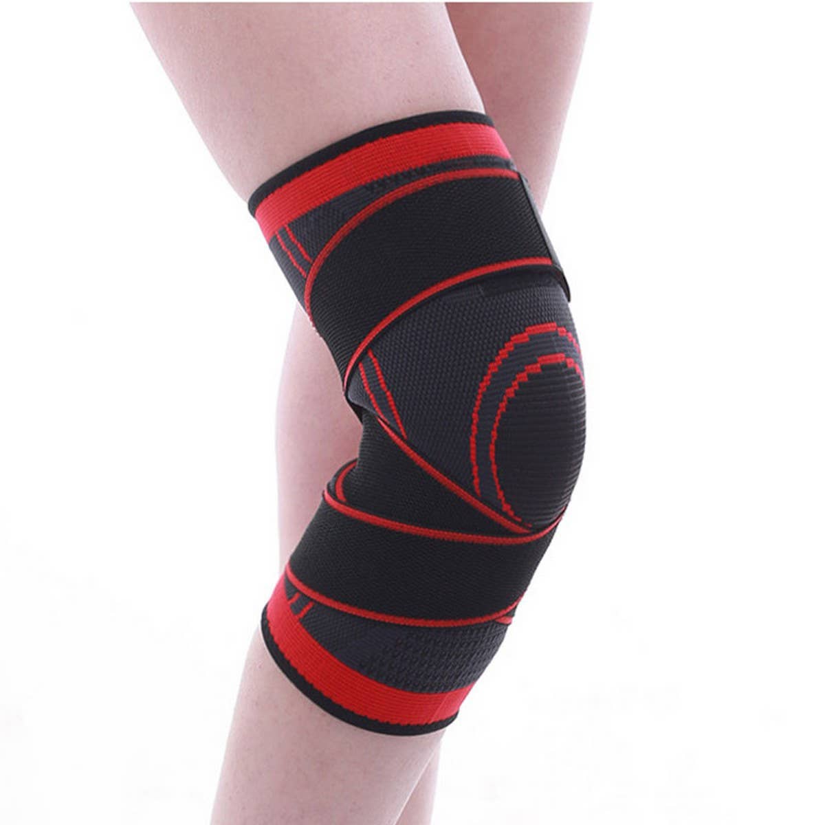 Summer Breathable Knit Compression Knee Sleeve_CWMM7892