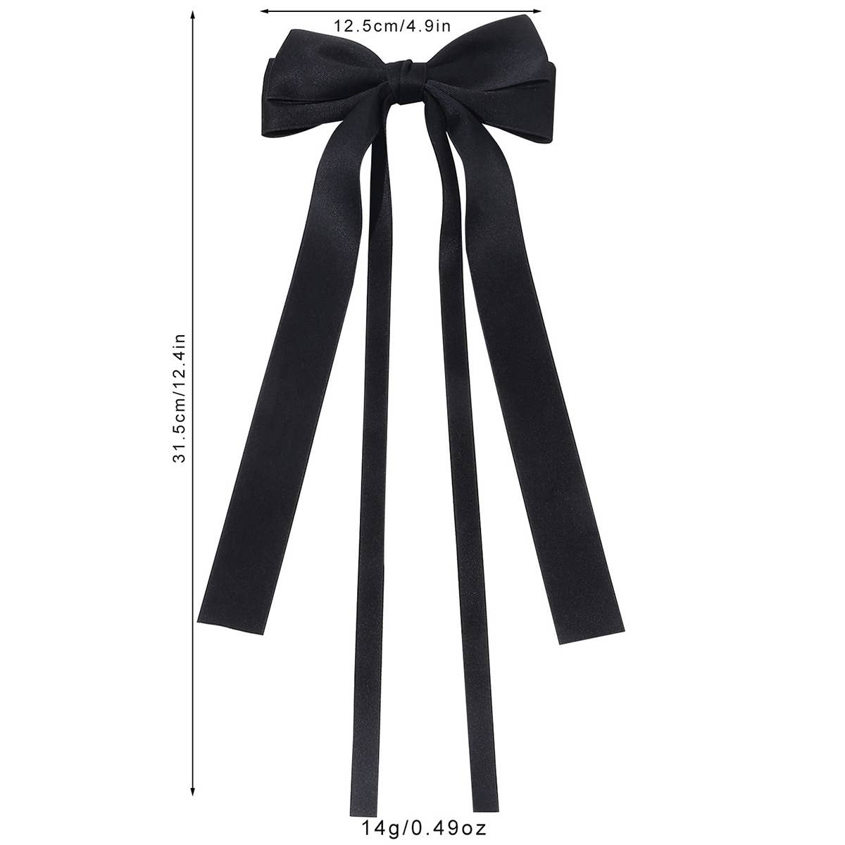 SIMPLE BOW RIBBON HAIRPIN_CWAHA0926