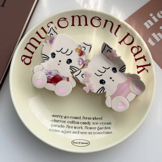 Cute Acetate Cat Claw Clip ? Medium Hair Accessory