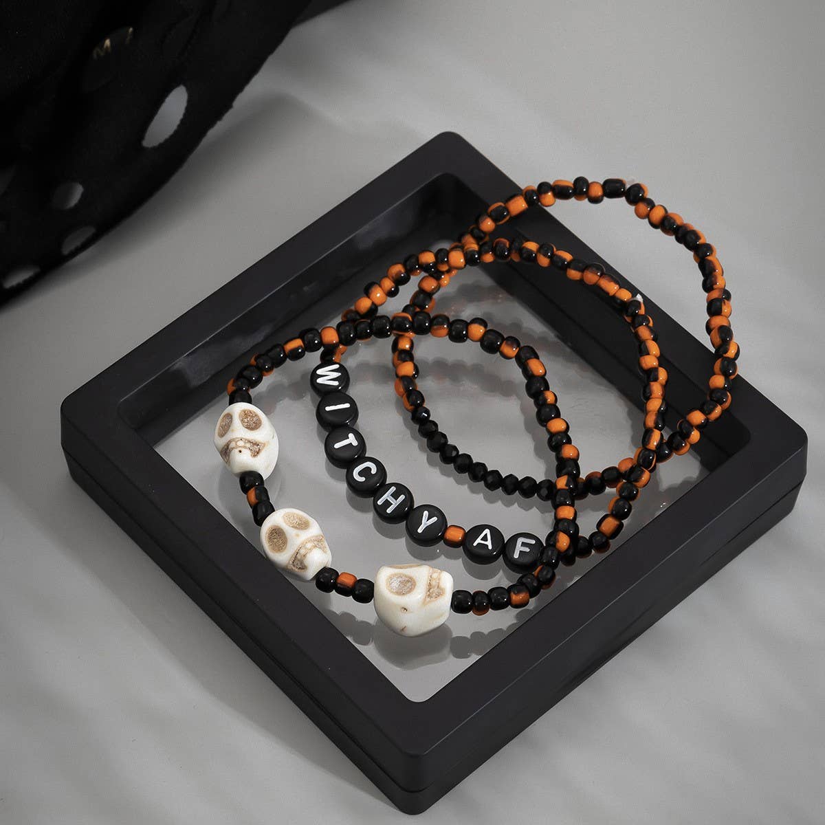 RETRO SWEET COOL STRETCH BEADED BRACELET