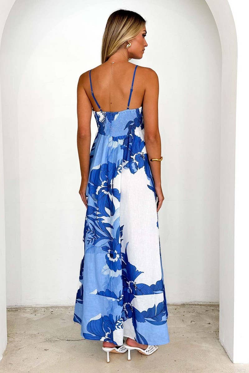 CWDHL1075_SUMMER BACKLESS SUSPENDER SEXY HIGH WAIST DRESS