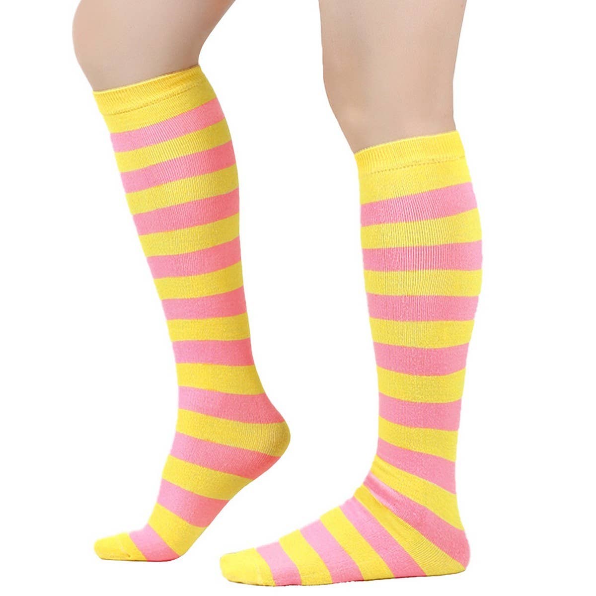 CWMM10073_STRIPED KNEE-HIGH SOCKS FOR CHRISTMAS