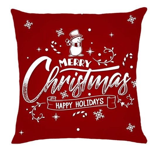 PRINTED VALENTINE'S DAY SNOWFLAKE PILLOW COVER_CWMM0776
