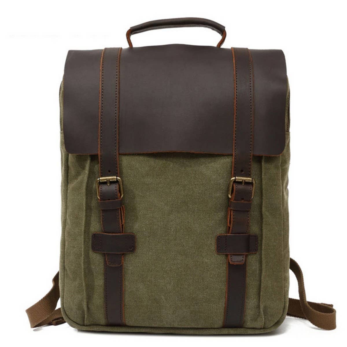 Men¡¯s Retro Canvas Travel Laptop Backpack_CWAB5533