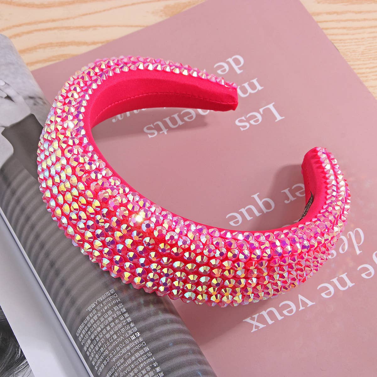 FULL RHINESTONE WIDE-BRIMMED FASHION HEADBAND_CWAHA0498