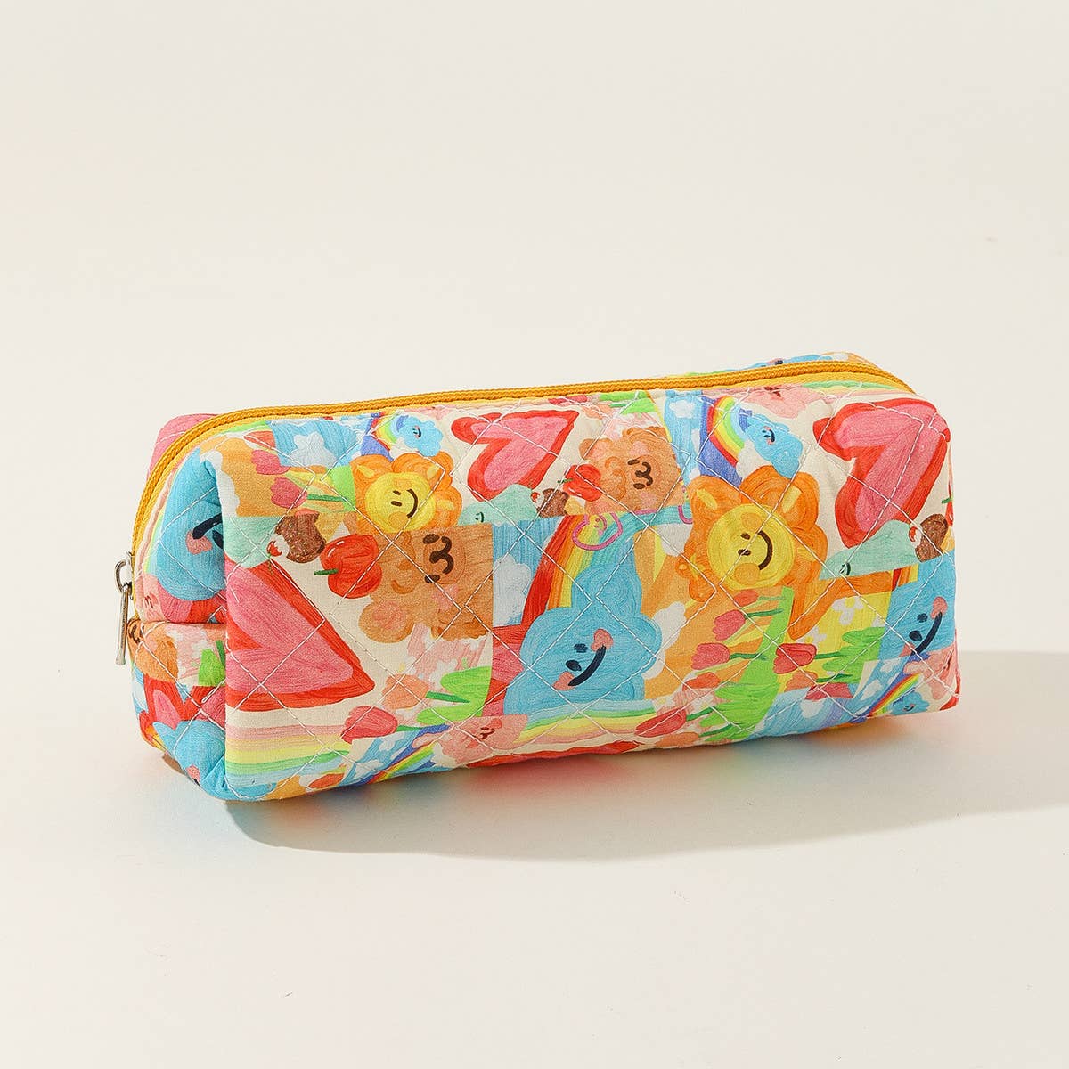 STRIPED POLKA-DOT PORTABLE CUTE COSMETIC BAG_CWAB1043