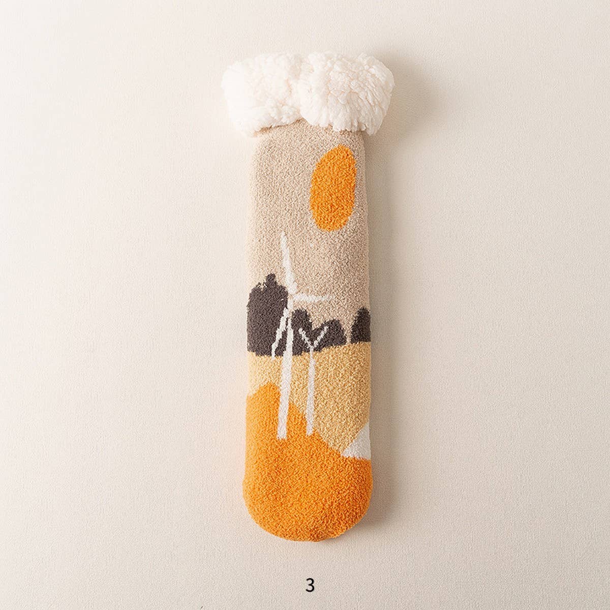 WINTER MID-TUBE NON-SLIP FLOOR SOCKS FOR WOMEN