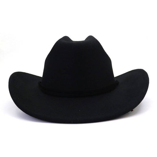 Ethnic Style Felt Western Cowboy Hat for Couples_CWAH2112