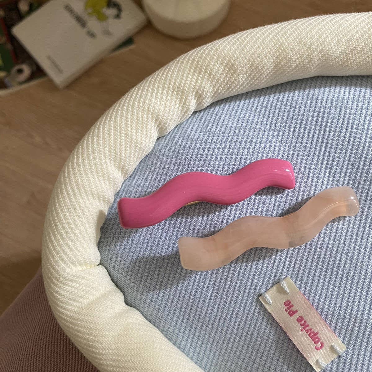 Candy Color Acrylic Wave Hair Clip - Side Bang Pin_CWAHA1289