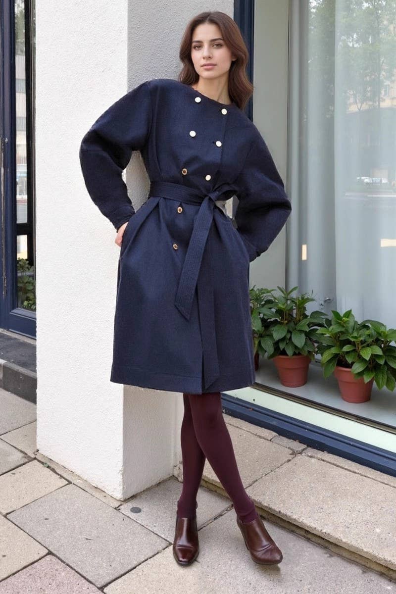 CWOCAL2327_DOUBLE-BREASTED JACKET WITH METAL BUTTONS