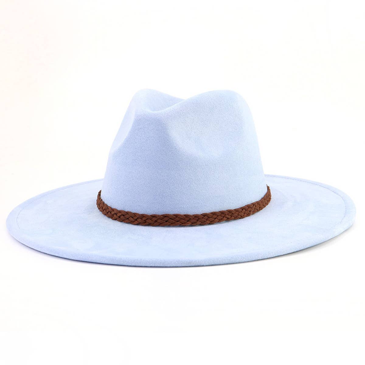 WOMEN AUTUMN AND WINTER WARM BELT PANAMA HAT_CWAH0681