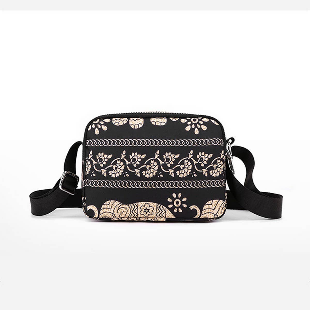 NYLON LARGE CAPACITY SHOULDER MESSENGER BAG_CWAB3487