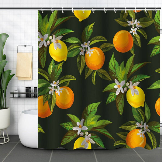 DIGITAL PRINTING FRUIT ISOLATION SHOWER CURTAIN