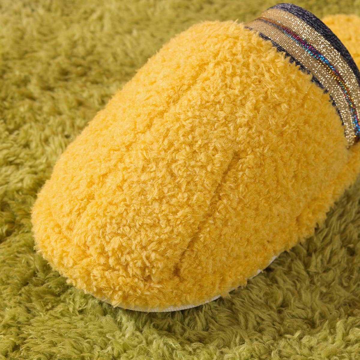 SOLID COLOR COUPLE INDOOR NON-SLIP COTTON SLIPPERS_CWSHS0780