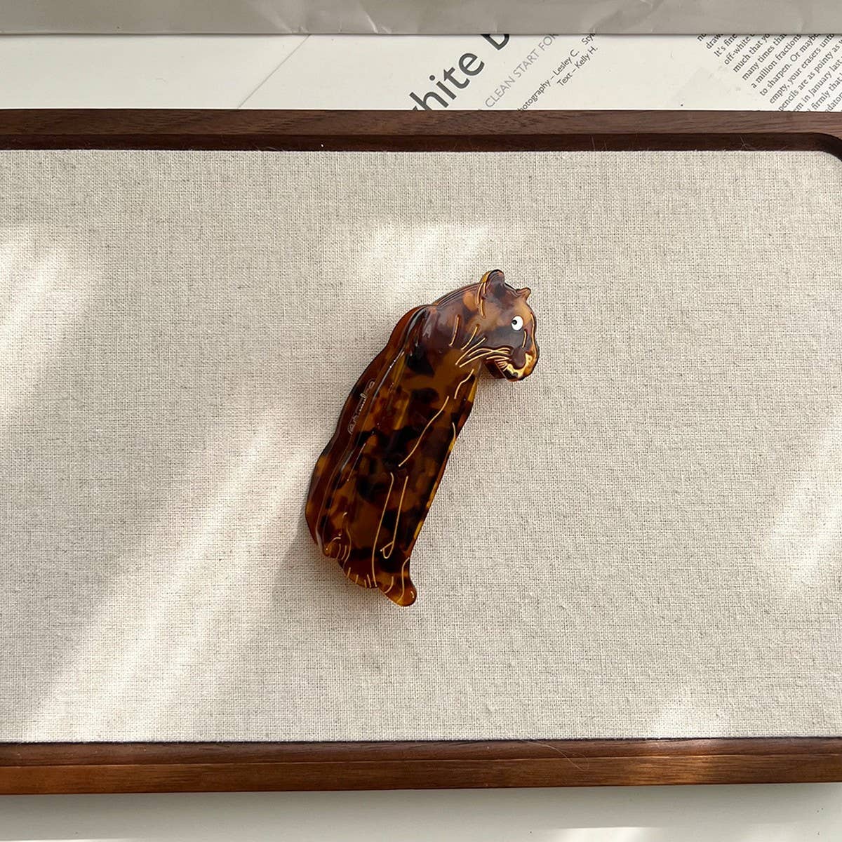 Leopard Acetate Hair Claw ? Bold Animal Print Clip