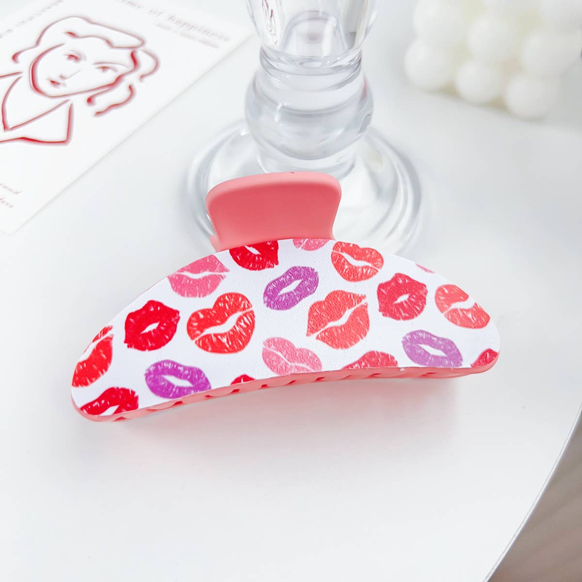 Romantic love plastic hairpins Valentine's Day