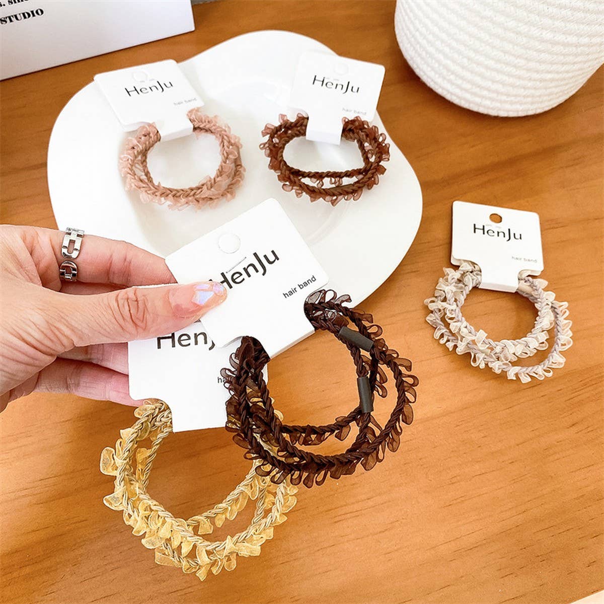 LIGHT LUXURY HAIR TIES 3-PIECE SET_CWAHA1116