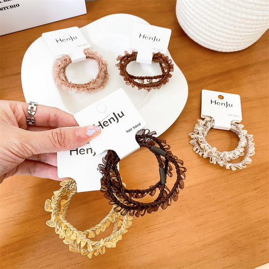 LIGHT LUXURY HAIR TIES 3-PIECE SET_CWAHA1116