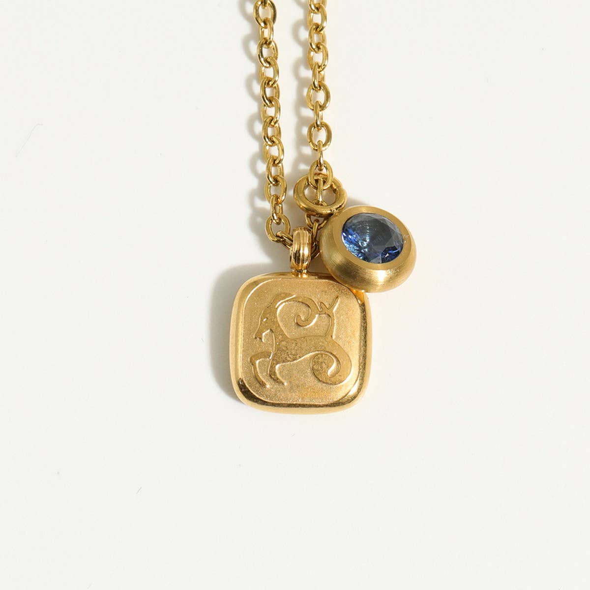 NEW RETRO 12 ZODIAC SIGN PENDANT NECKLACE