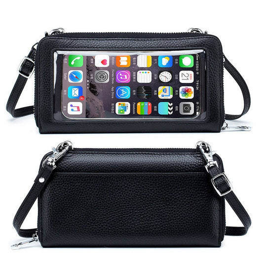 MINI CROSSBODY PHONE BAG GENUINE LEATHER WALLET_CWAB3730