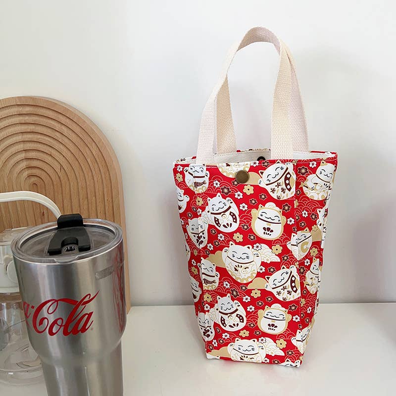 Cartoon three-dimensional water cup sleeve bag