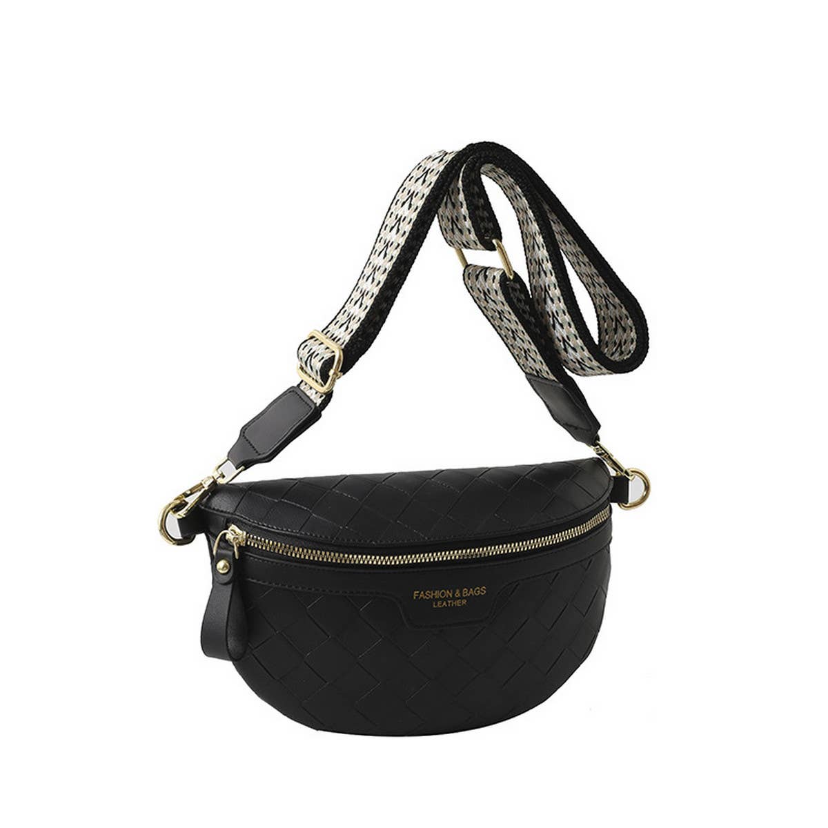 NEW PLAID PU CHEST BAG CROSSBODY BAG_CWAB2082