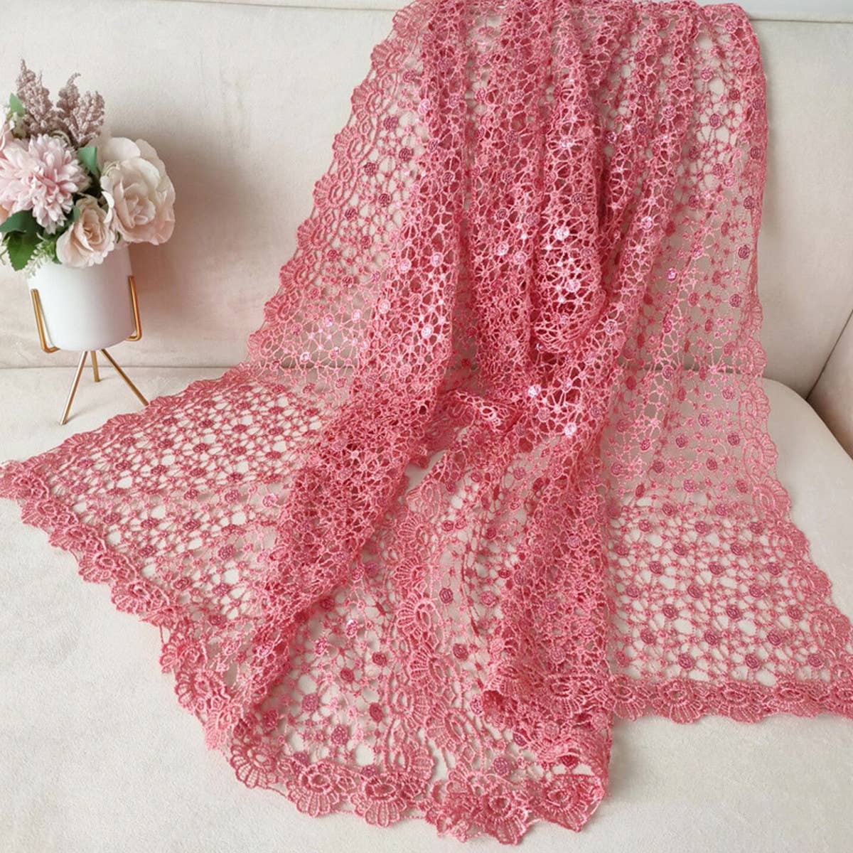 WEAR AN EMBROIDERED EVENING CAPE