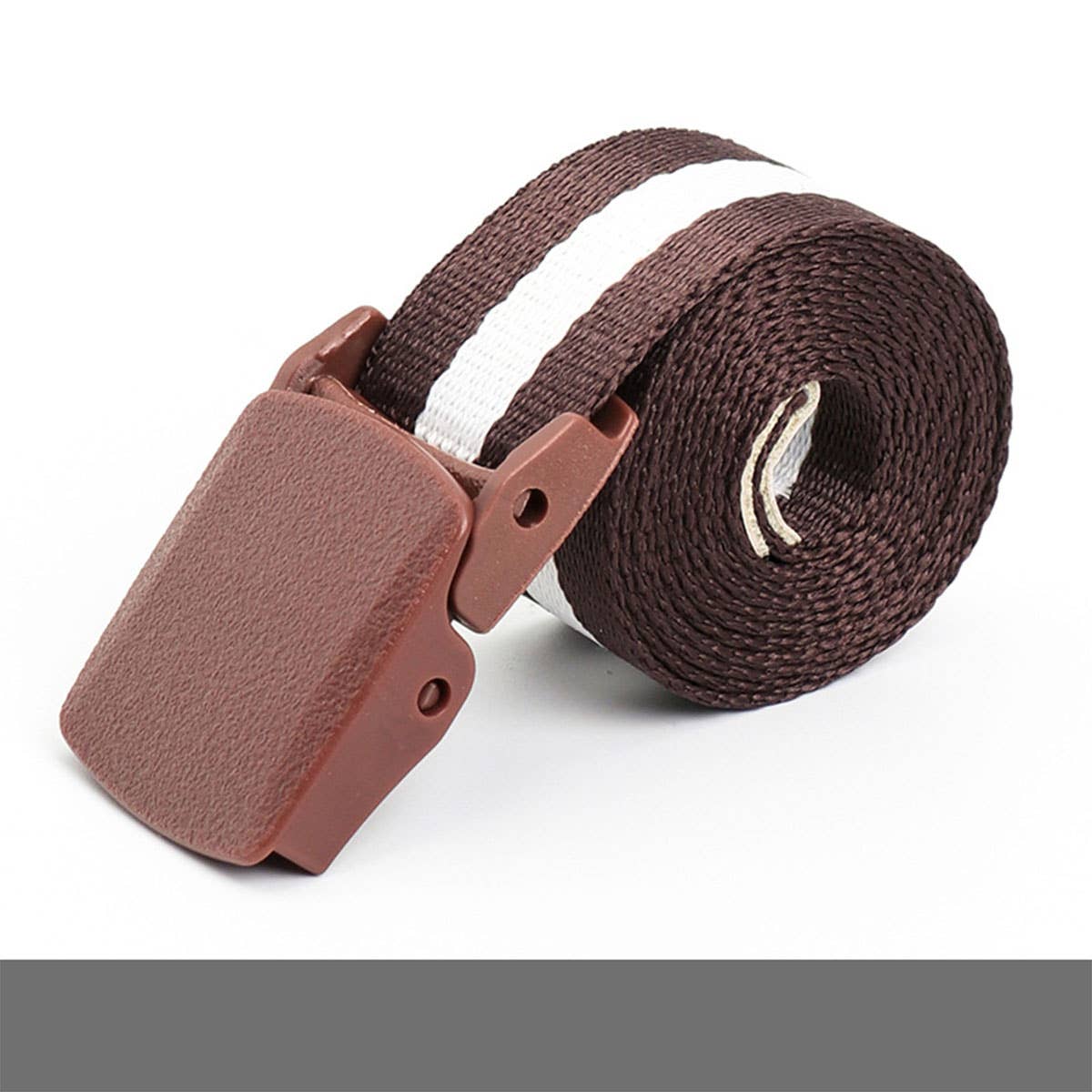 COLORFUL WOVEN SMOOTH BUCKLE CANVAS BELT_CWABE0685