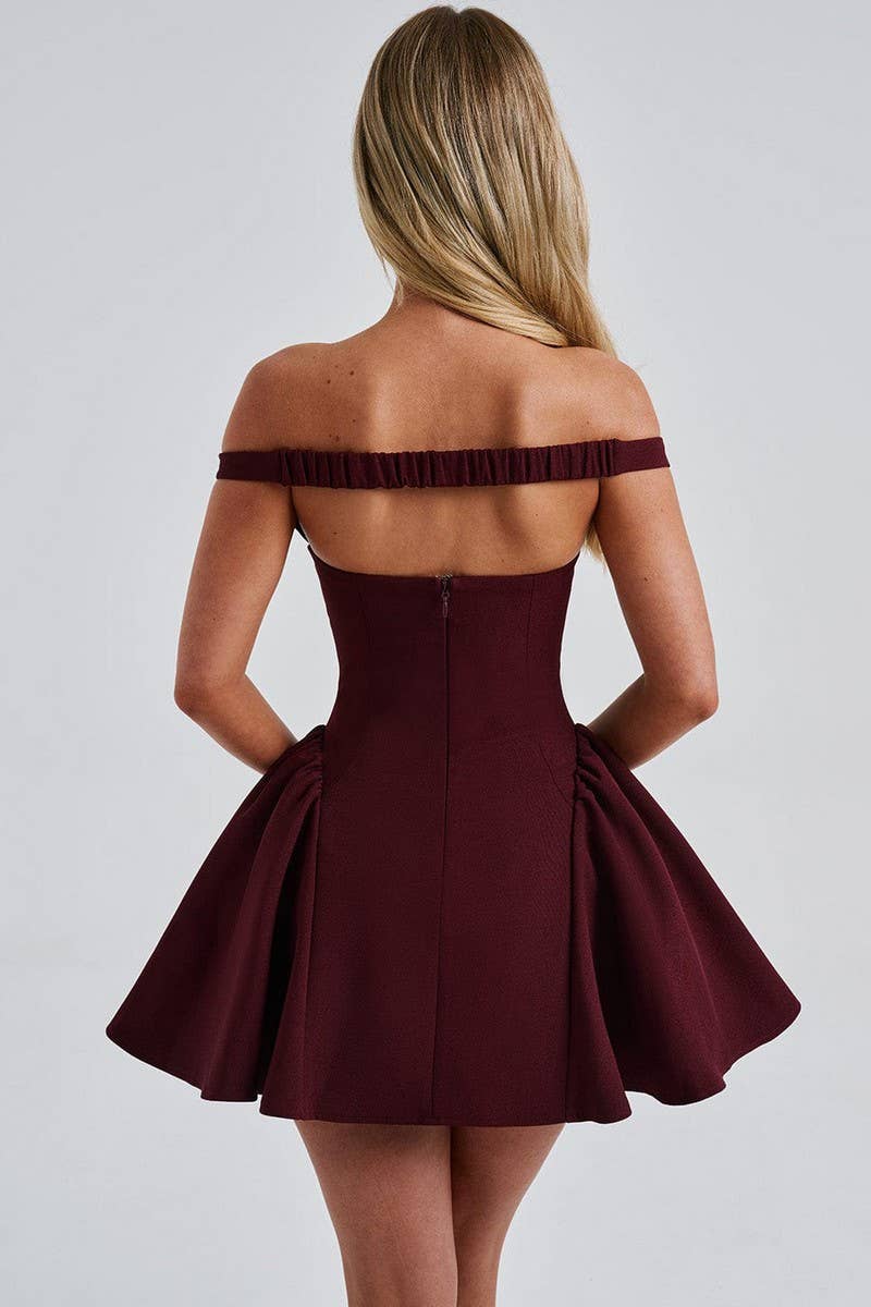 CWDSD8110_DEEP V-NECK BACKLESS SOLID EVENING DRESS