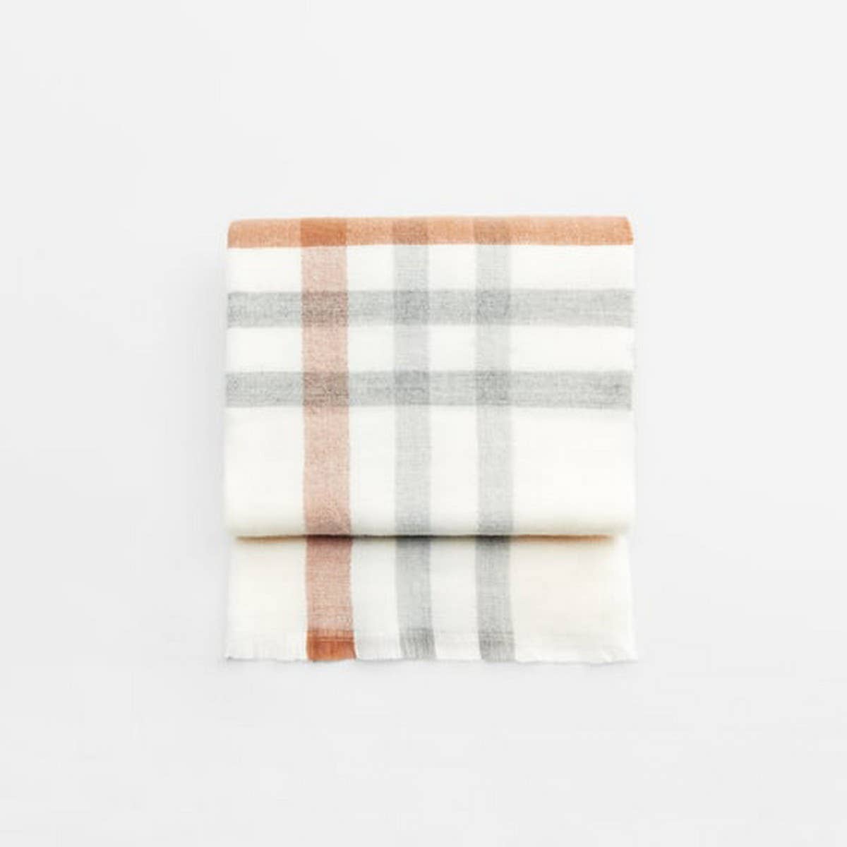 Soft Checkered Scarf ??Warm Winter for Students_CWASC2328