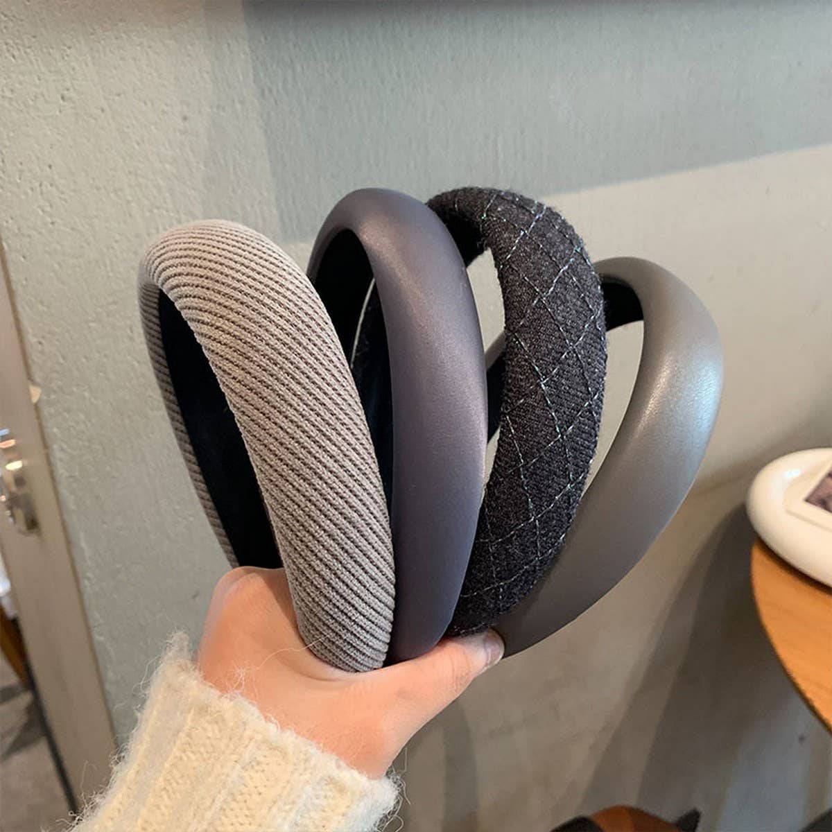 DARK GREY HIGH TOP HEADBAND