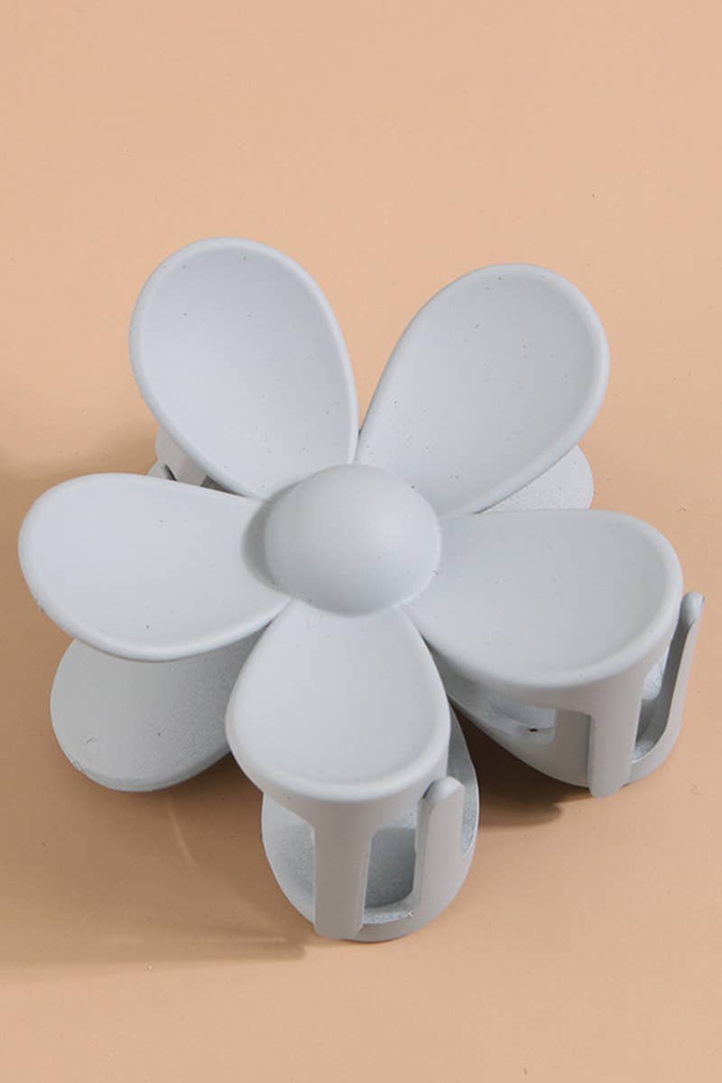 Matte Floral Hair Claw Clip ? Cute & Strong Hold_CWAHA0089