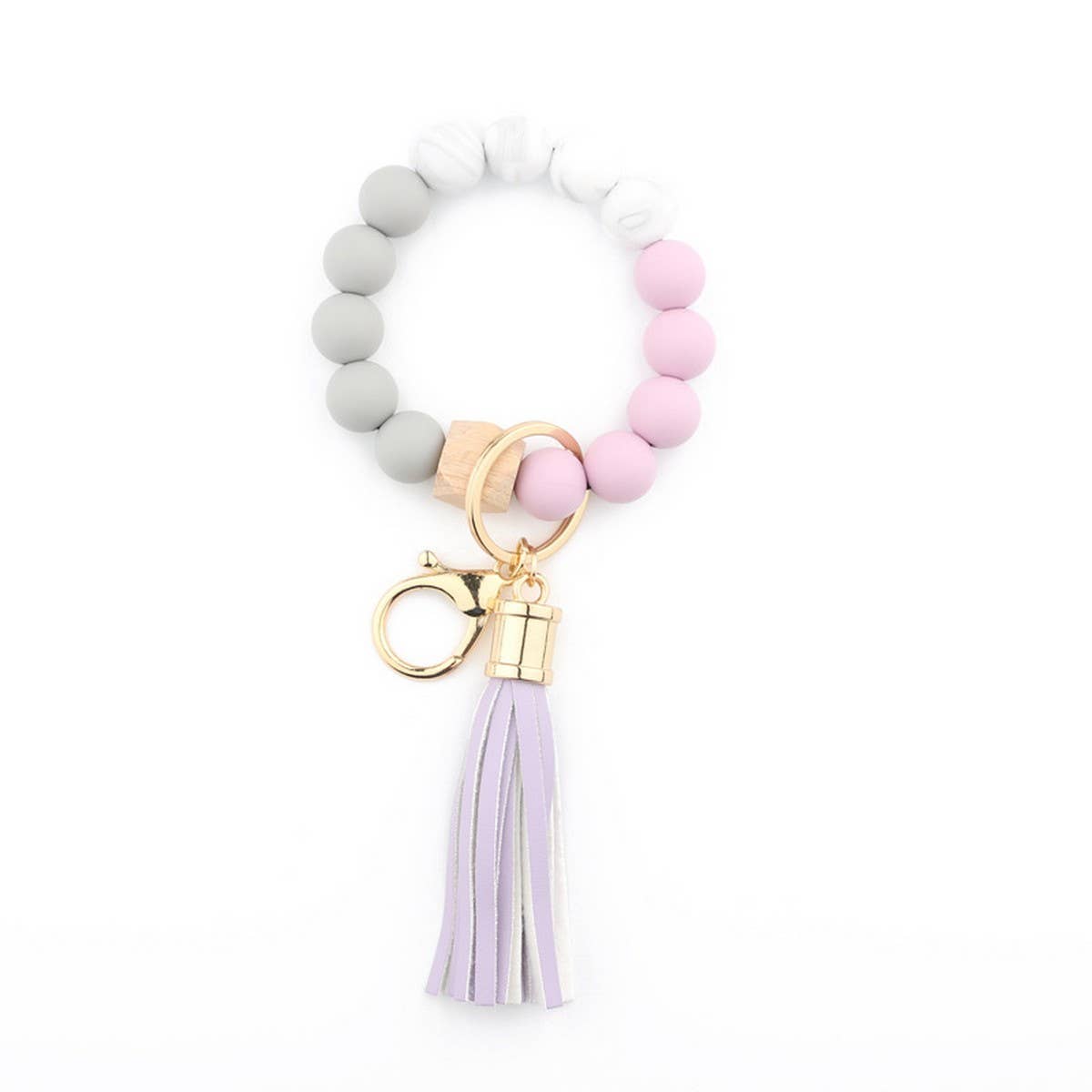 COLORFUL KEYCHAIN TASSEL BRACELET